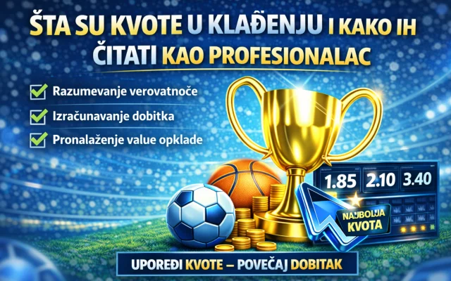 Šta su kvote u klađenju i kako ih čitati kao profesionalac (Vodič 2026)