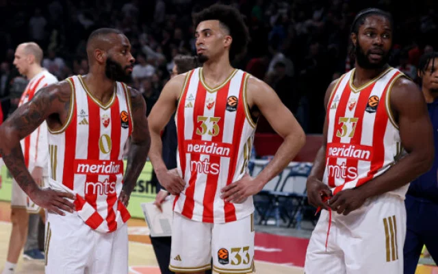 KK Crvena zvezda poražena od FC Barcelona Bàsquet u EuroLeague — šanse za plej-of sve manje