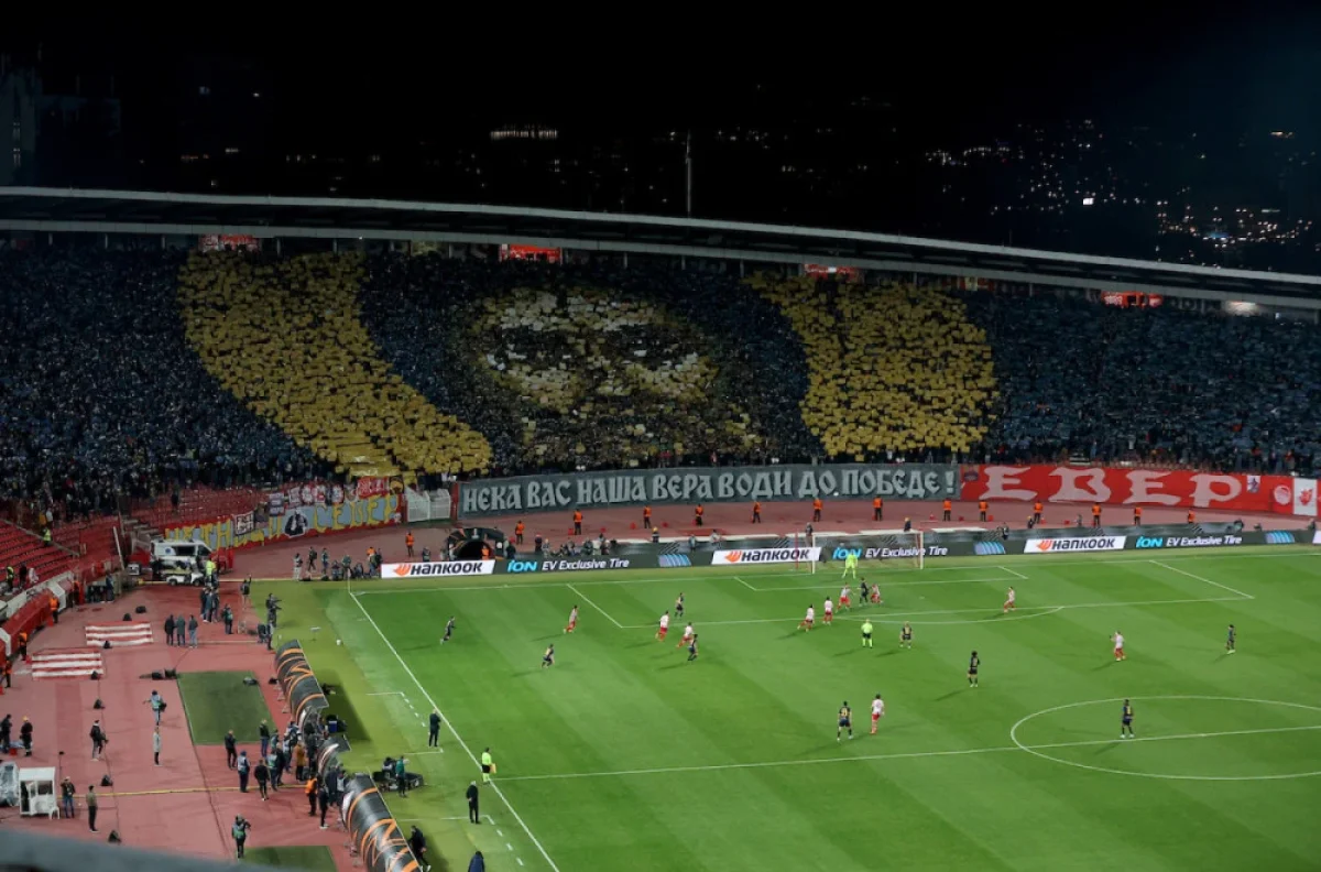 UEFA kaznila Crvenu zvezdu zbog koreografije na meču protiv Lila