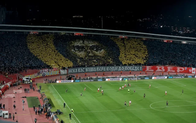 UEFA kaznila Crvenu zvezdu zbog koreografije na meču protiv Lila