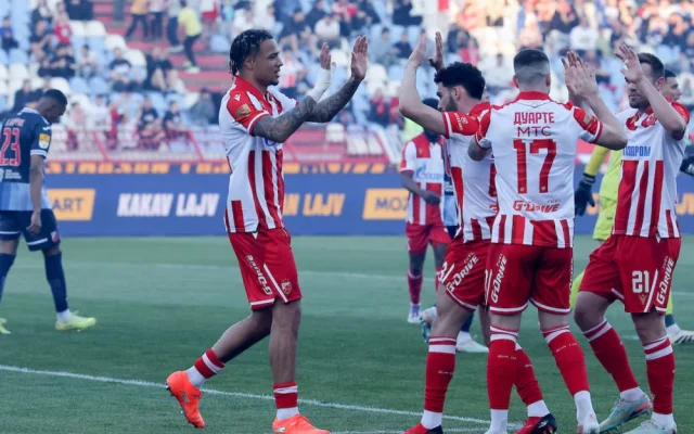 Zvezda na korak od titule već u 2. kolu plej-ofa