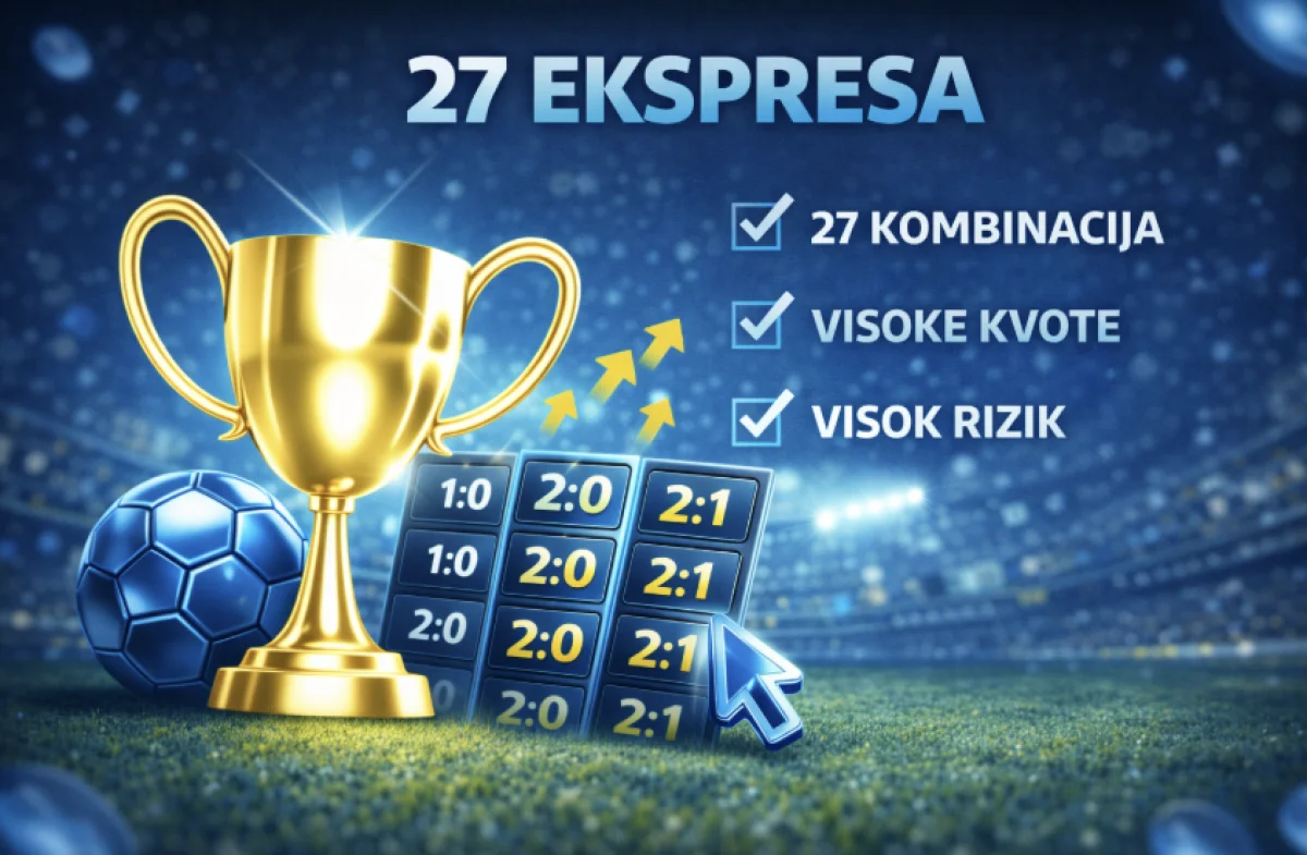 Strategija 27 ekspresa – kako funkcioniše klađenje na tačan rezultat