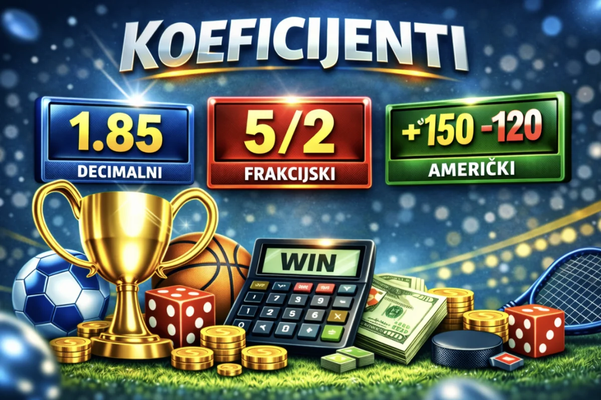 Koeficijent u klađenju: šta znači, kako se računa i kako da ga koristiš pametno