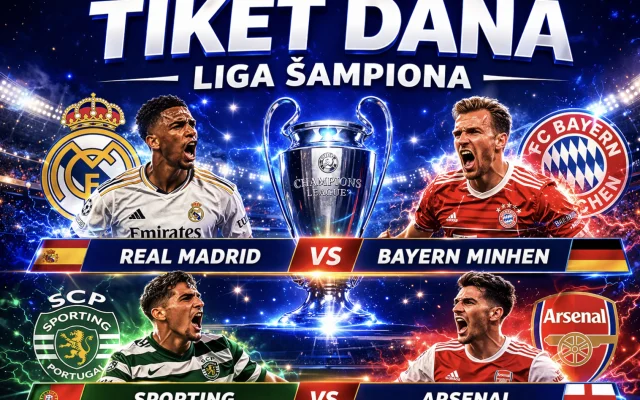 Tiket dana: Liga šampiona – Real Madrid vs Bayern, Sporting
