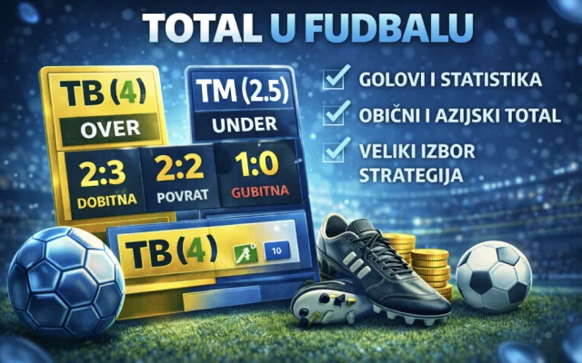 Total u fudbalu – šta znači over under i kako igrati total