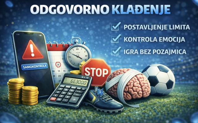 Odgovorno klađenje – kako igrati sigurno i kontrolisati rizik u sportskim opkladama
