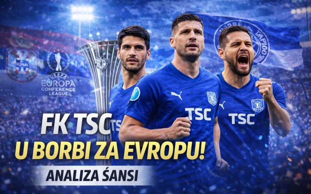 FK TSC Bačka Topola ulazi u borbu za Evropu — istorijska sezona na pomolu