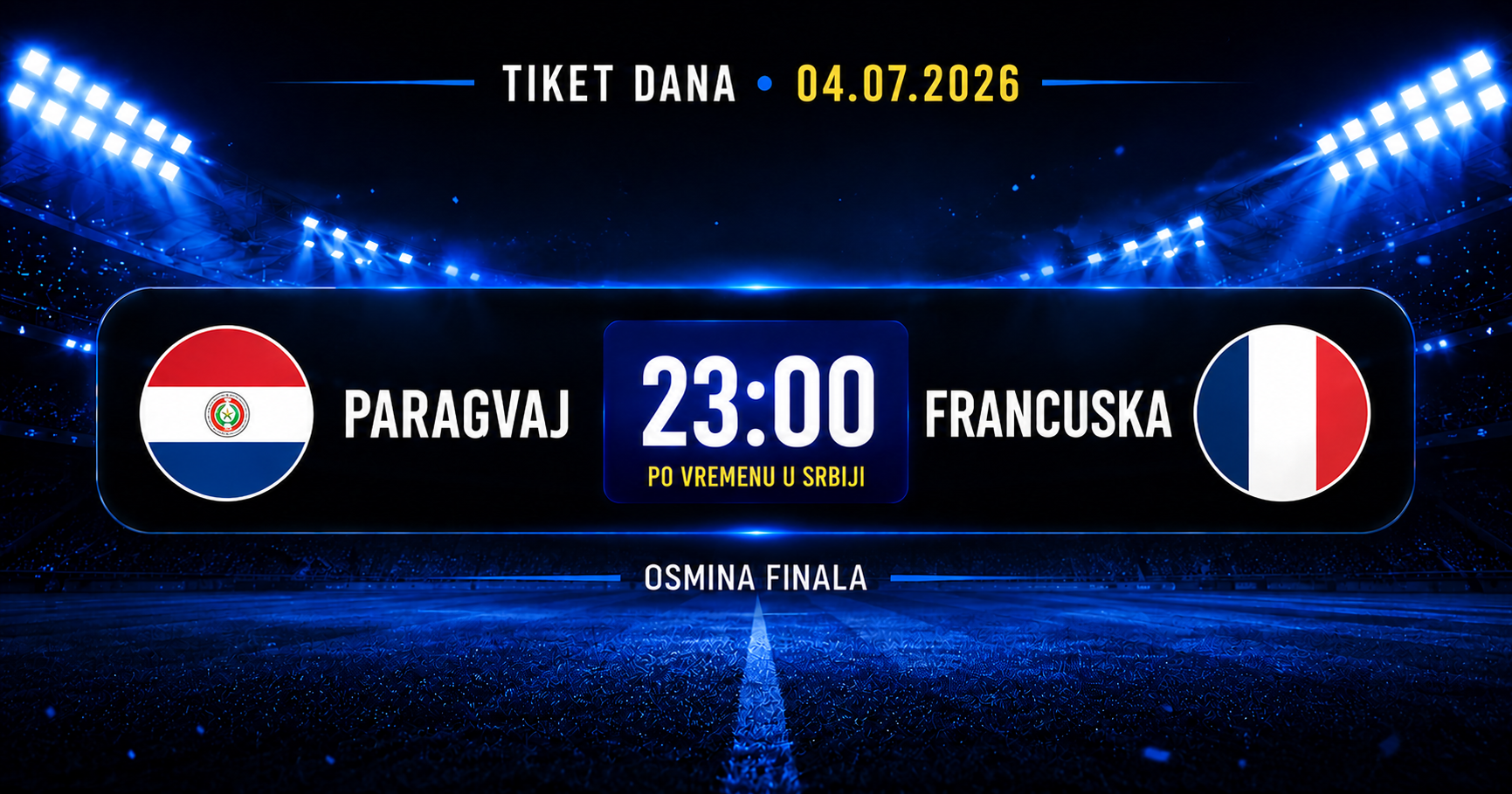 Francuska – Paragvaj prognoza: Mbape vodi ka četvrtfinalu