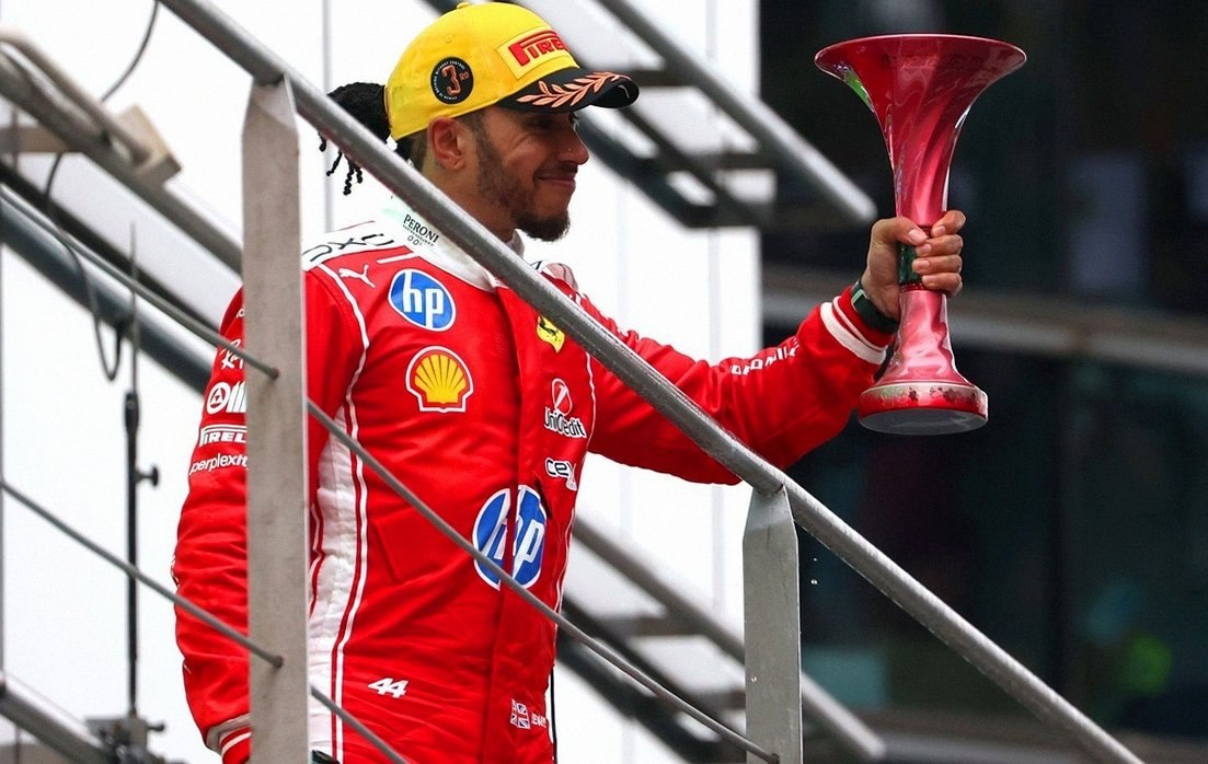 Hamilton: Podijum u „Ferariju" jedan od najtežih u karijeri