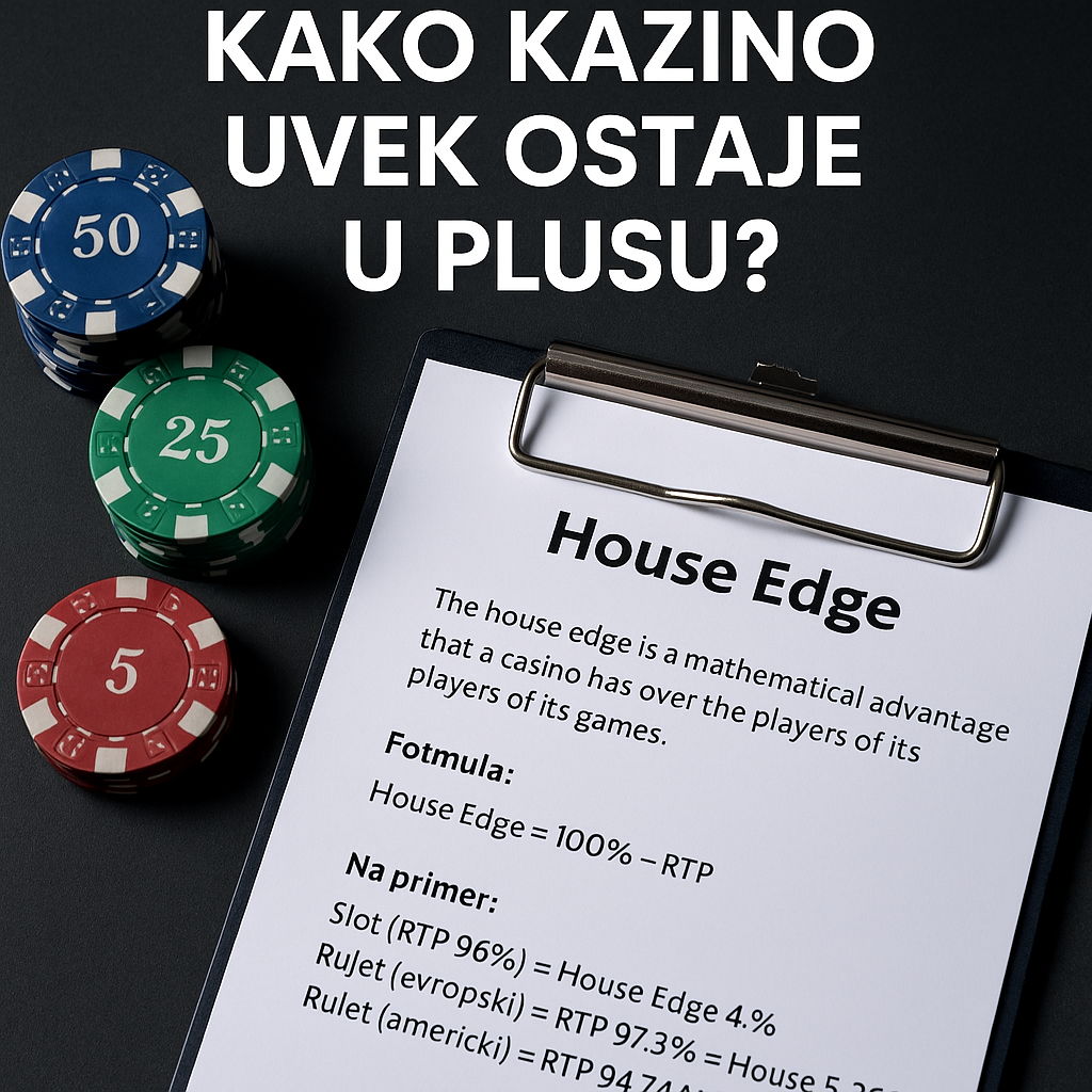 House Edge: kako kazino uvek ostaje u plusu?