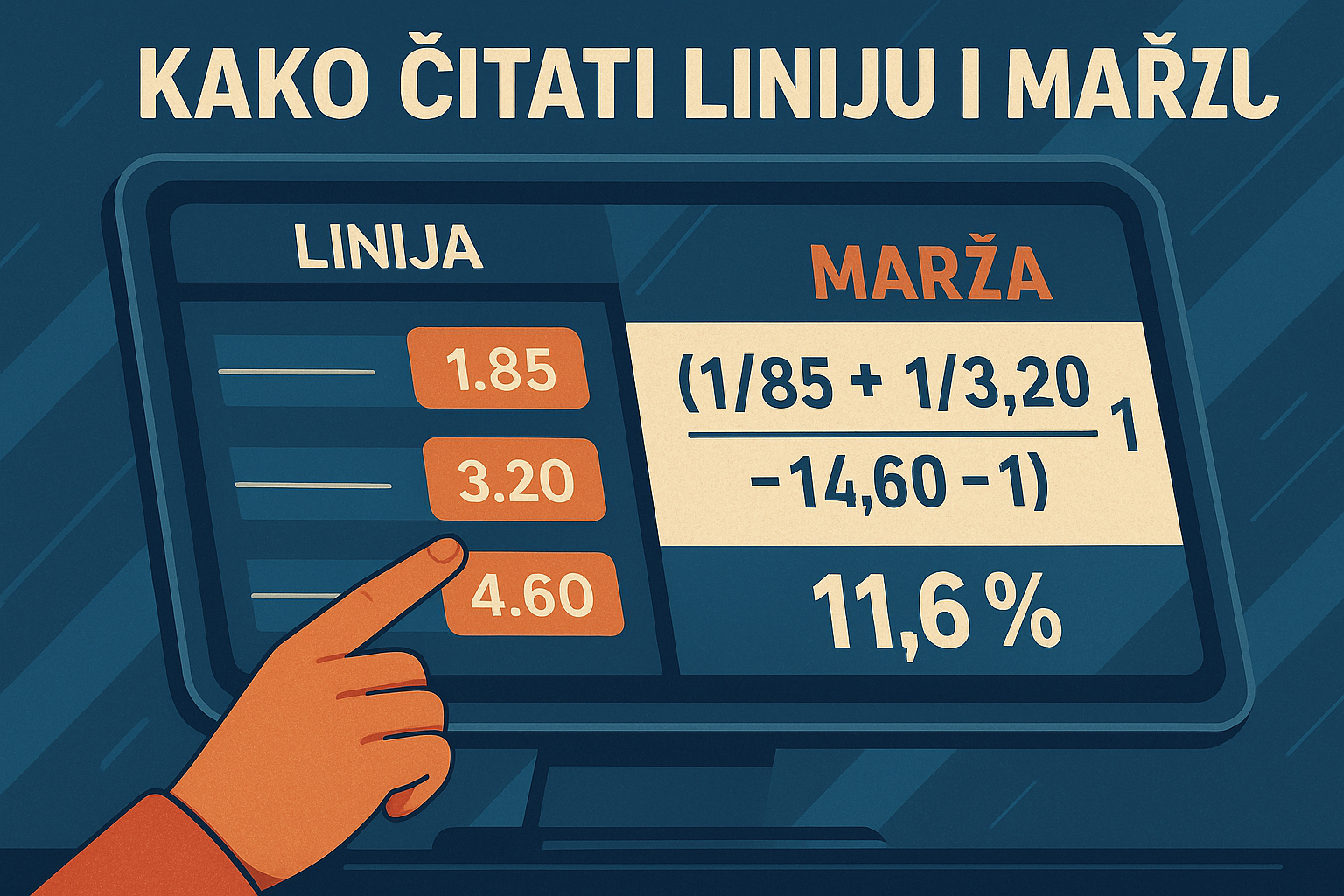 KAKO ČITATI LINIJU I MARŽU