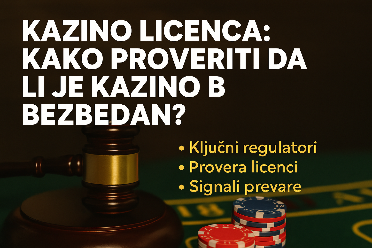 Kazino licenca: kako proveriti da li je kazino bezbedan?