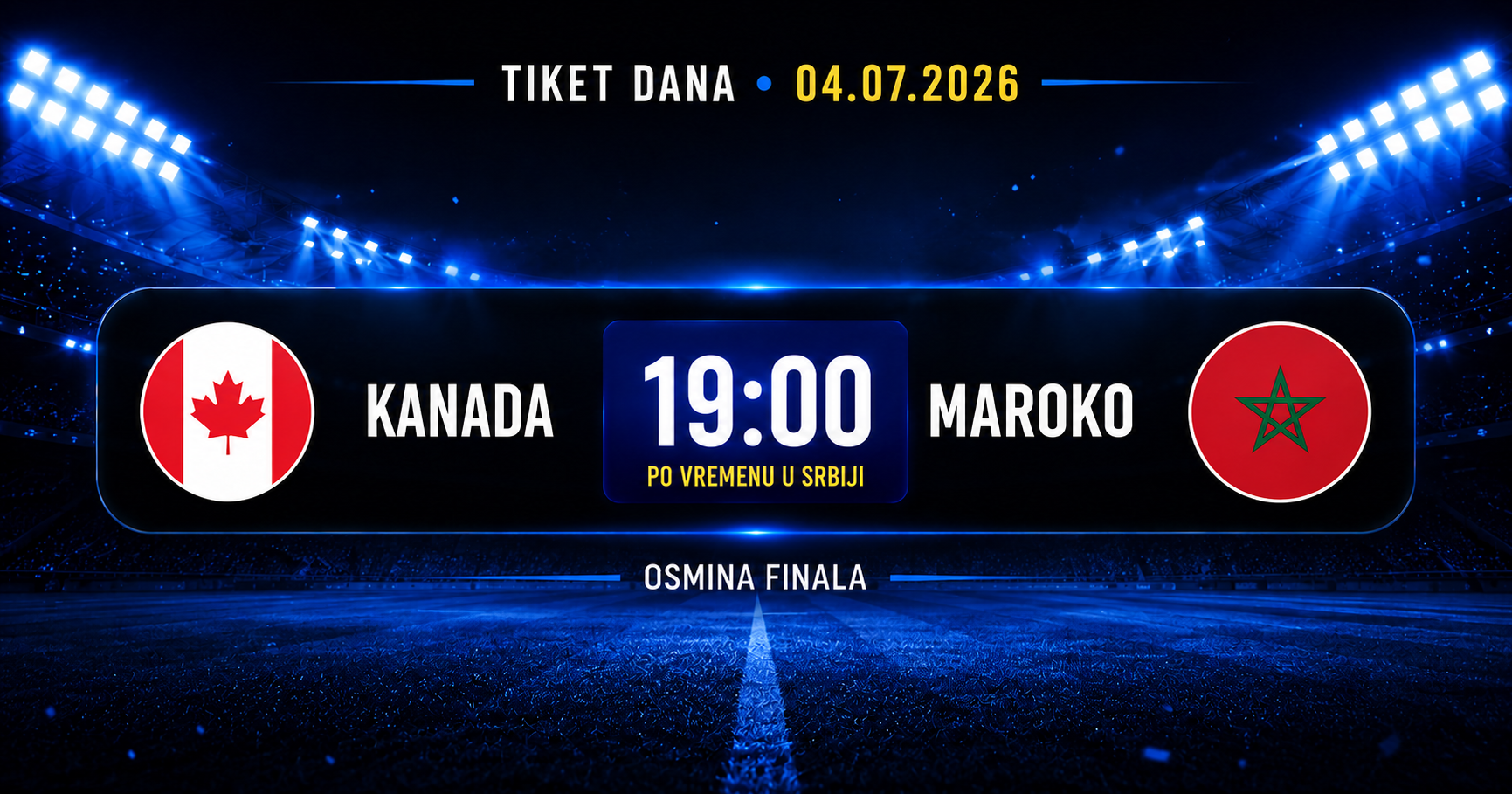 Maroko favorit protiv Kanade u osmini finala SP