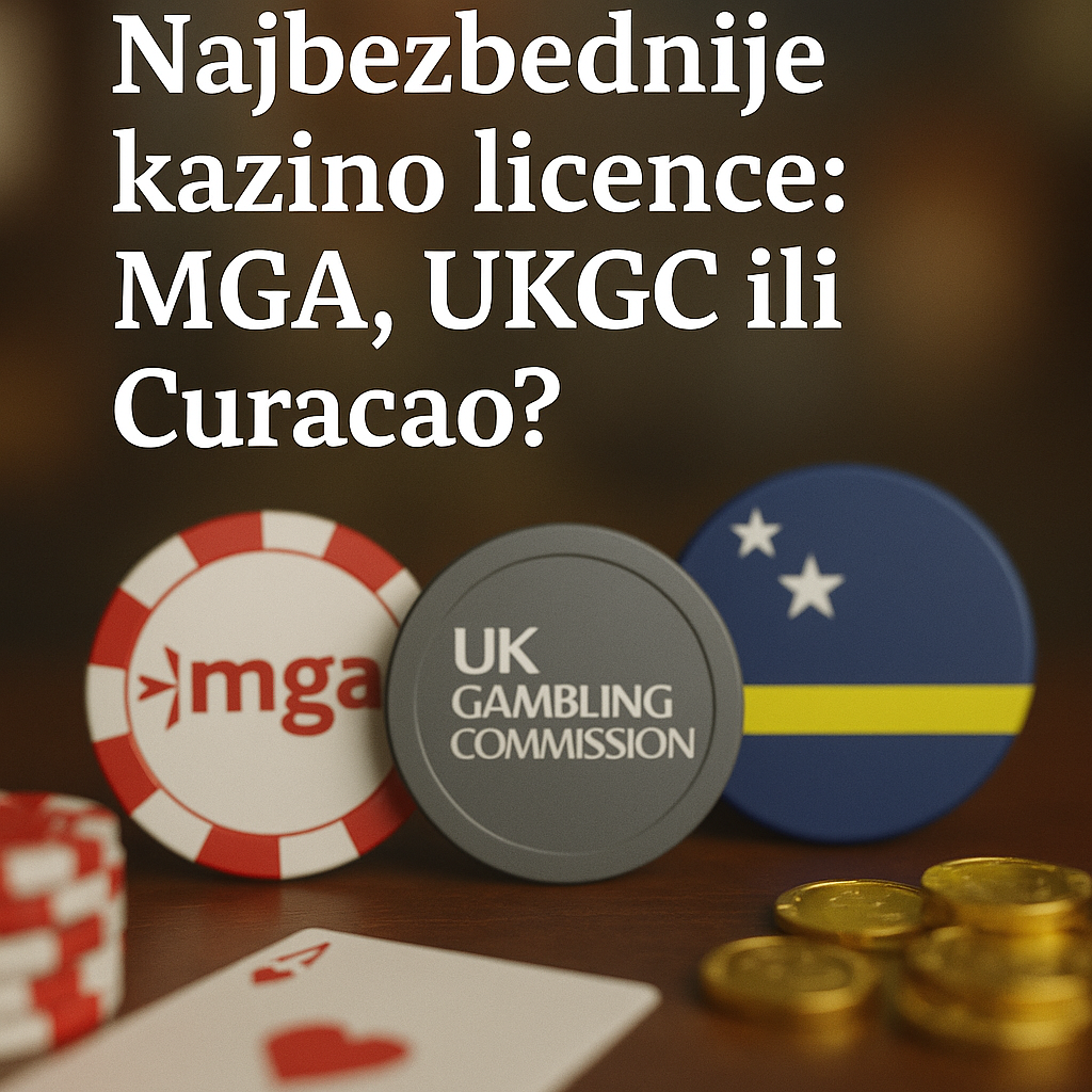 Koje licence su najbezbednije: MGA, Curacao, UKGC?