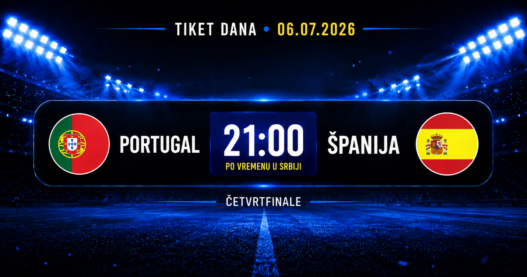 Portugal – Španija: evropski klasik za plasman u polufinale