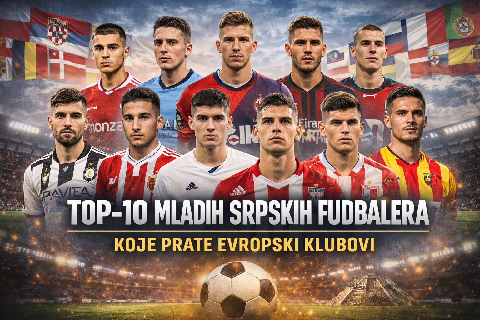 Top-10 mladih srpskih fudbalera za kojima prate evropski klubovi