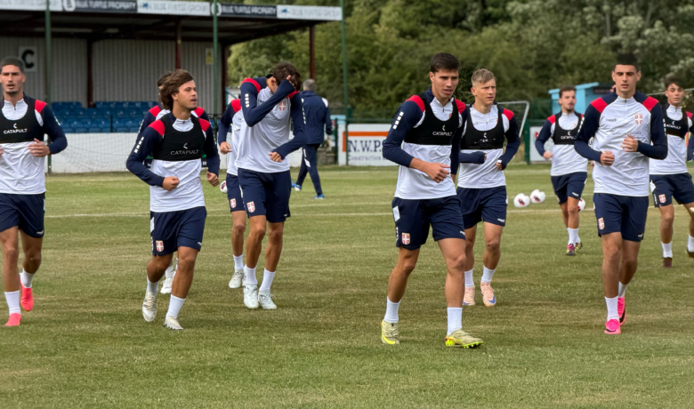 UEFA U19: Orlići trenirali pred meč sa Ukrajinom