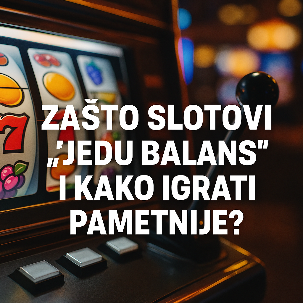 Zasto slotovi „jedu balans“ i kako igrati pametnije?