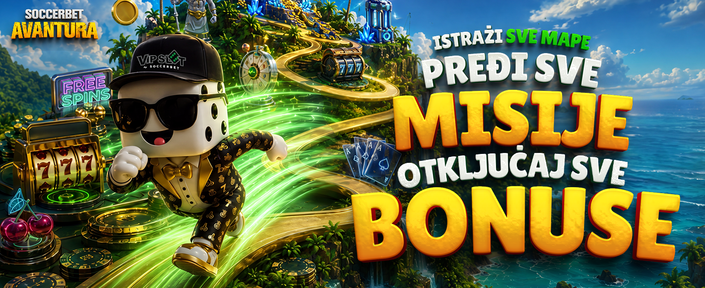 Soccerbet Avantura tri mape i kazino misije