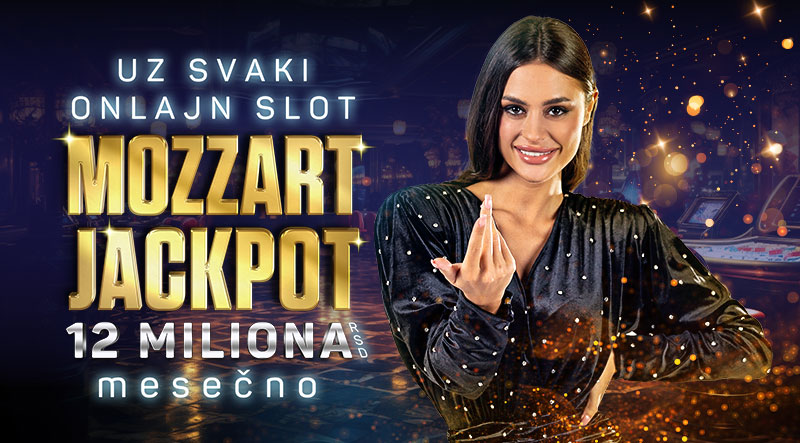 Mozzart slot džekpot sa pet nivoa